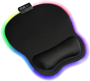 Qudodo Ergonomic RGB Mouse Pad 