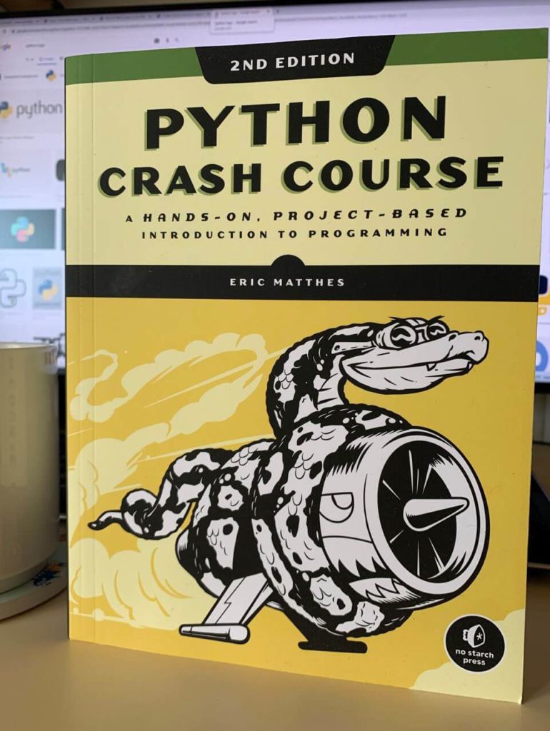 Python Crash Course (front cover)